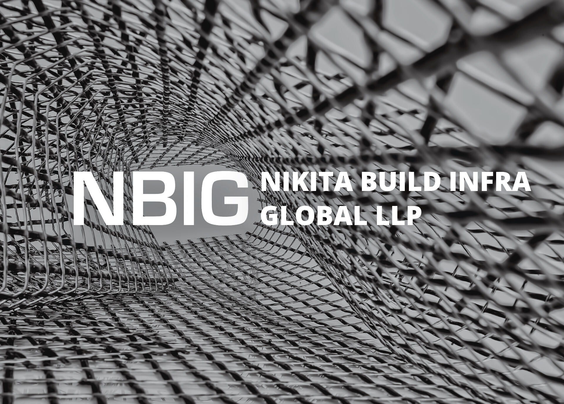 NBIG Logo set against rebar