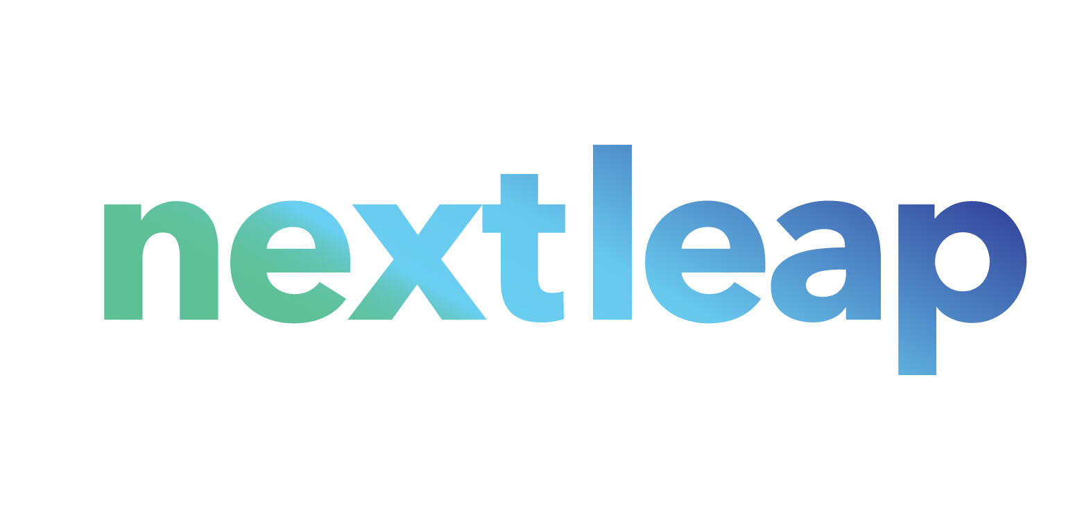Nextleap logo, crisp modern word mark